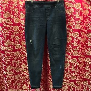 Spanx Distressed Skinny Jeans XL
